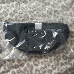 Mugler Black Fanny Pack